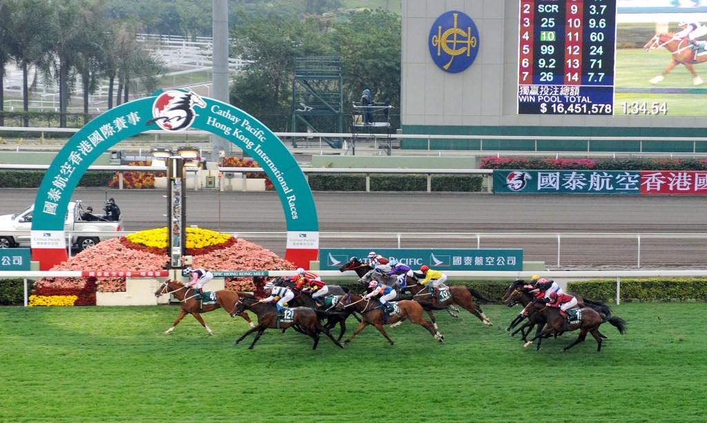 香港一哩錦標蹄造美麗乘機取勝