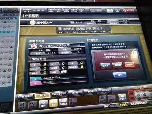 於JGP各場賽事中，玩家可給予騎師指示。