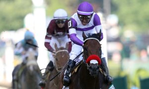 Nyquist的「再來一個」的騎練組合，能否延續三冠？ Source: Rob Carr/Getty Images