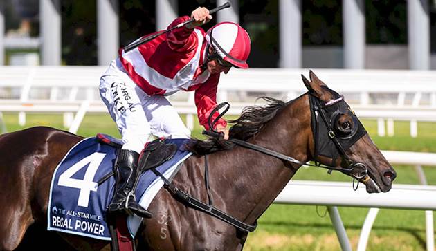 明星一哩賽，Regal Power壓贏同馬房三歲馬包辦連贏