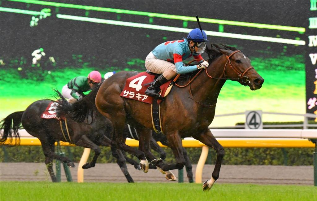 府中牝馬錦標，良血馬半姊大海之女取勝，但爆冷超大冷門