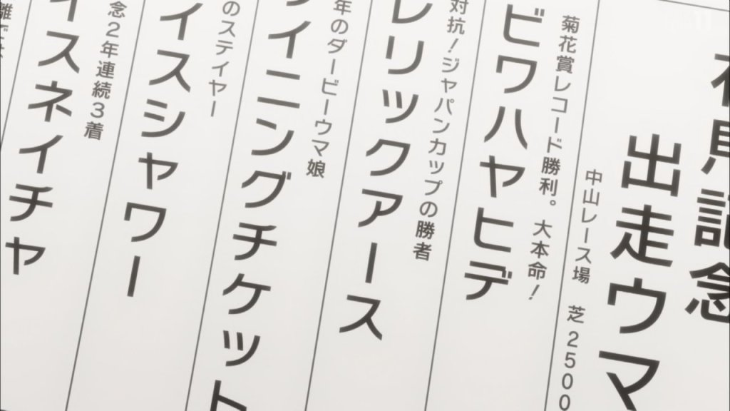 賽馬娘主要譯名參考（追加部份代理商名字）