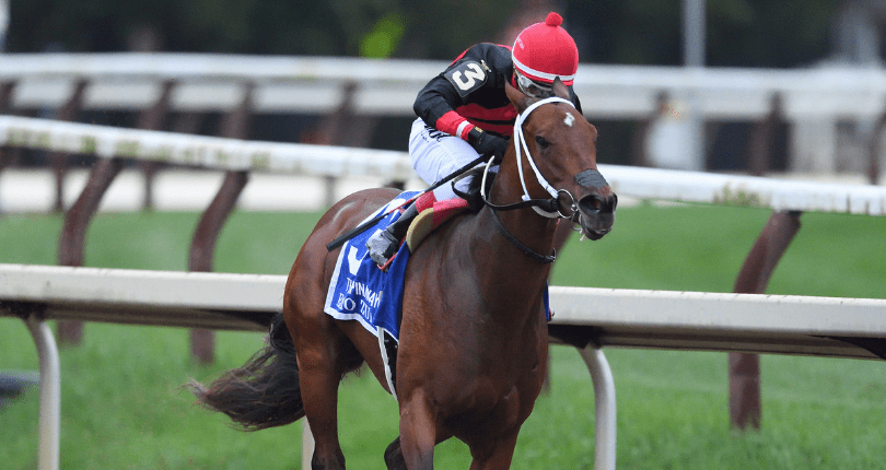 每日賽馬晚報（2021年9月6日），貴婦人女兒吉典娜已擺脫轉播賽不況表現，鋌而走險子嗣一級賽初勝利