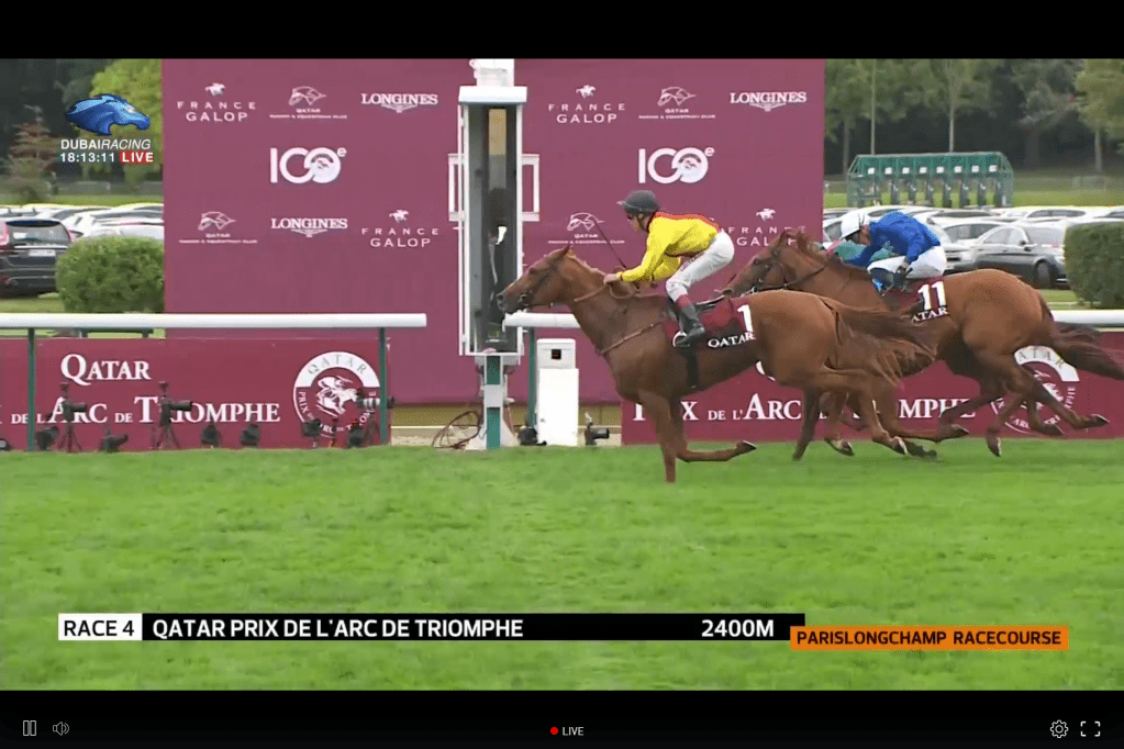 [快訊]德國馬驚世詩才爆大冷贏凱旋門大賽