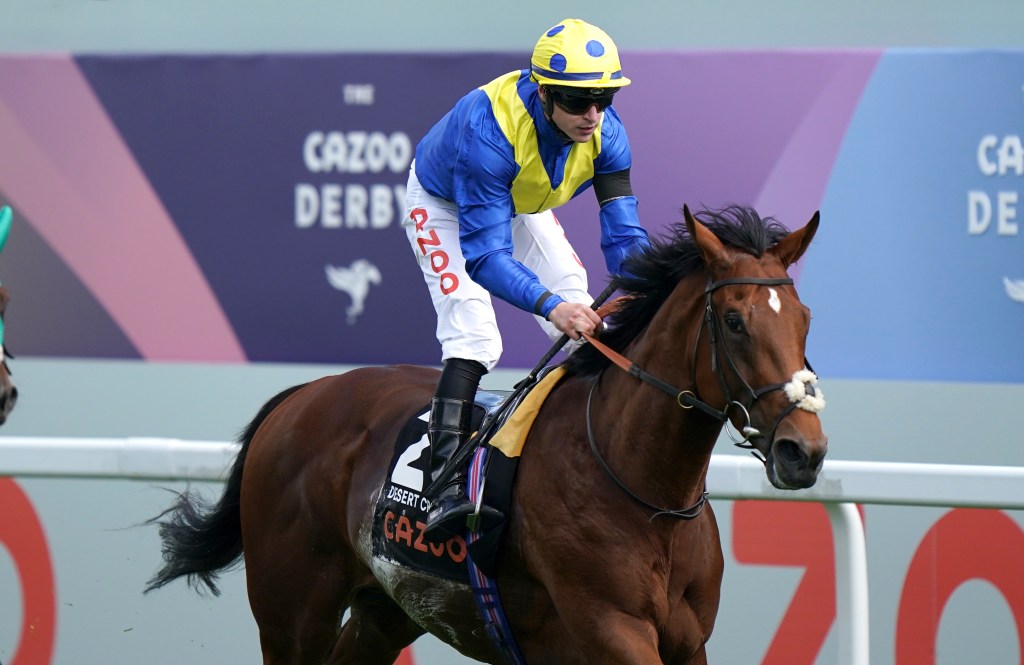 [快訊]稱冠沙漠葉森打吡大勝