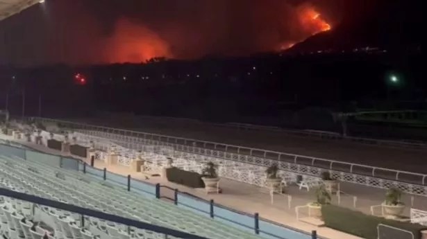 聖雅尼塔馬場取消週末賽事，馬場附近成避難中心