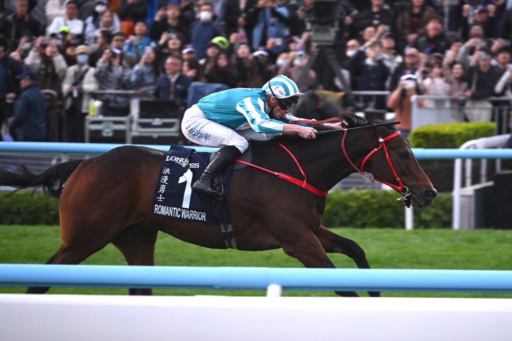 大創舉！浪漫勇士四奪香港盃